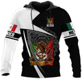 Fitspi Personalized Name Mexican Hoodie 3d Customized Mexican Hoodies for Men Unisex Mexico Sweatshirt Pullover Wholesale