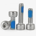 China Manufacture Stainless Steel Nylok Coating Socket Allen Head Screw for Prevent Loosening Anti-Loosening Screw