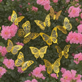 Ychon Hot Selling 3D Hollow Metal Butterfly Decoration Birthday Party Cake Topper for Wedding Valentine's Day Supply