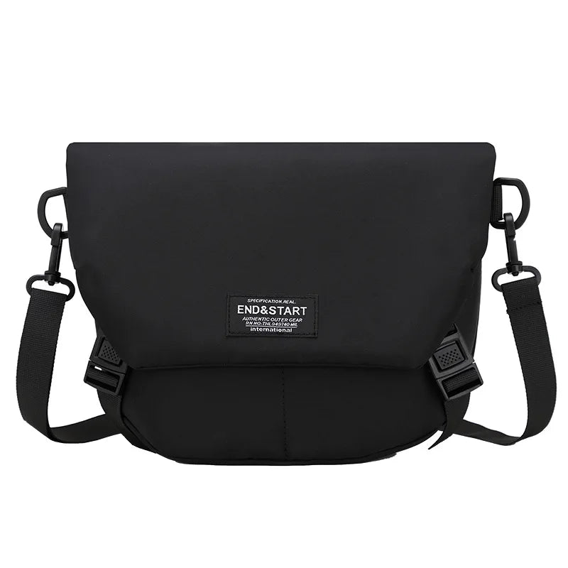 Hot Seller Custom Fashionable Men's Messenger Crossbody Bag Vintage Style Polyester for Spring and Summer