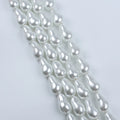 Natural Pearls Wholesale 18x24mm White Baroque Mother of Pearl Strands