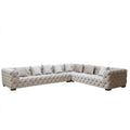 Modern American Style Hotel Sofa for Living Room and Bedroom Velvet Wood Frame