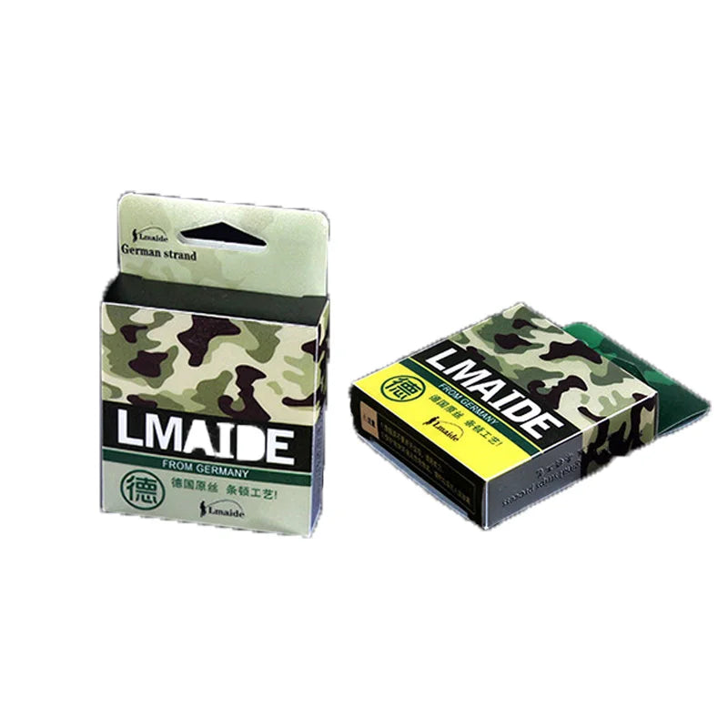 Lmaide 50M Fluorocarbon Fishing Line German Nylon/Fiber for Salt Water Floating Buoyancy for Sea River Lake