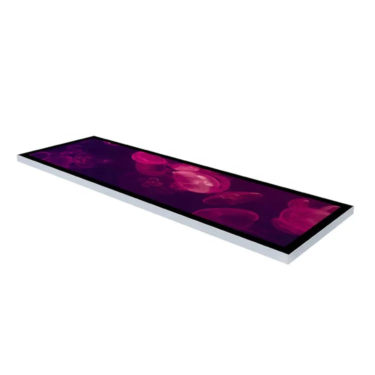 Customized Size Ultra Wide Stretched Bar Type LCD hd Videos Panels Digital Signage and Displays Advertising Player