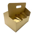 Disposable Milk Tea Coffee Juice Beverage Portable Cardboard Carriers Two/Four/Six Cups Paper Holder to Pack Takeaway Drinks