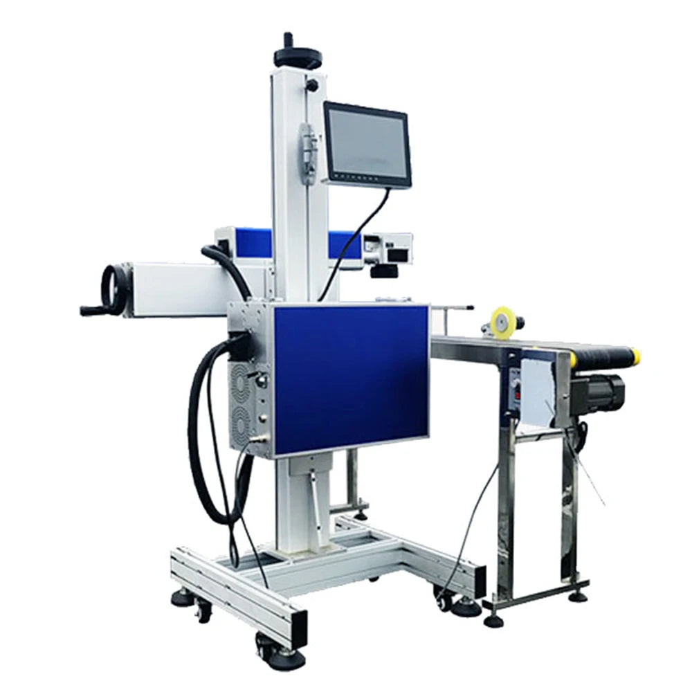 Kelier New  Split Desk Portable Type 20w 30w 50w Fiber CO2 Laser Marking Machine
