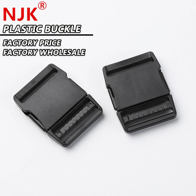 Wholesale Waterproof Plastic Side Release Buckle for Dog Collar and Handbag Adjustable Black