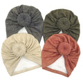 Baby Turban Hat Hair Accessories Donuts Knot Baby Headwrap Girl Beanie Infant Turban Glitter Stretchy Fabric Kids 7 Colors