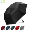Ovida Wholesale  2 Folding Umbrella Custom Logo Printed Made in China Classic Design Polyester Material for Business Gifts
