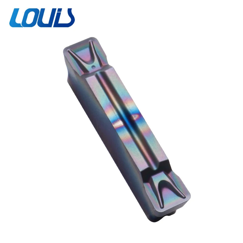 Louis CNC Cutting Tools MGMN200 T MGMN J Colorful Titanium Alloy Inserts PVD Coating Quenched Stainless Steel OEM Customizable