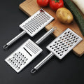 Hot Selling Stainless Steel Handheld Multifunction Cheese and Vegetable Grater Kitchen Utensils with Handle