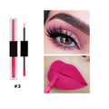 No Logo or Private Label 2 in 1 Metal Liquid Eye Shadow and Matte Liquid Lipstick Kit