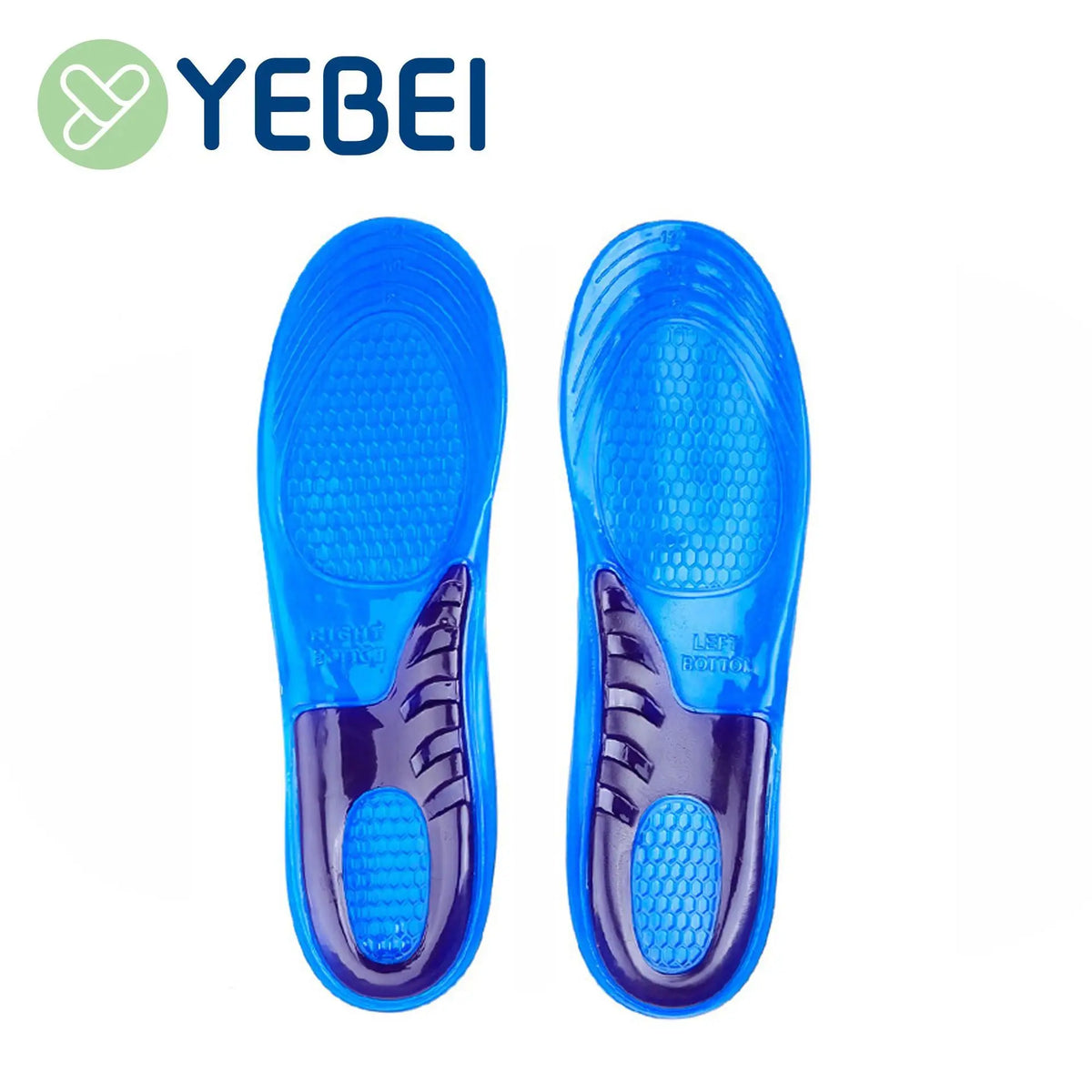 Silicone Soft Sport&Comfort Orthotic Arch Support Plantar Fasciitis Shock Absorbing Orthopedic Sport Insole for Shoe