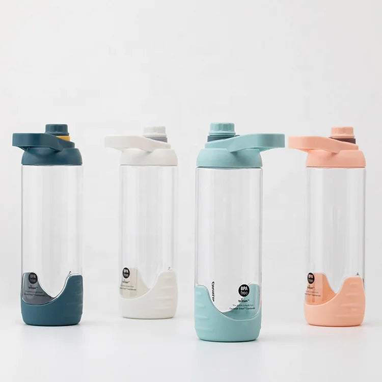 Large 900ml BPA-Free Clear Plastic Eco-Friendly Water Bottle Lid New Arrival Custom Logo Camping Direct Drinking CHUNLIN CL-5391