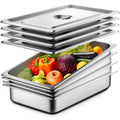 Full Size Deep Stainless Steel GN Pan for Catering & Hotel Use Steam Table Pan with Lid for Food Storage & Preparation