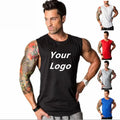 Wholesale Custom Blank Gym Clothing Fitness Workout Back Mens Singlet Tank Top Stringer Mens Activewear