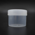 Factory Outlet Inventory 6oz 200ml Nature Color PP Slime Containers Jars With Caps for Slime Jars Containers