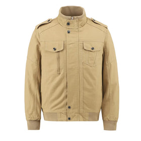 Thickening Oversize Warm Flight Suit Style Track Jacket Men Bomber Jacket Coat Men's Full Winter Cotton Coats