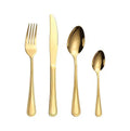 Hotel Tableware Cutlery Set Stainless Steel Gold Spoon Restaurant Utensil Talheres Wedding Cutlery