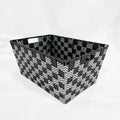 Nylon Woven Multipurpose Toilet Paper Storage Basket with Handles for Bathroom Organizing and Gift Giving