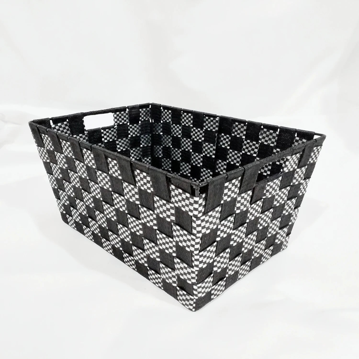 Nylon Woven Multipurpose Toilet Paper Storage Basket with Handles for Bathroom Organizing and Gift Giving