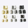 Meetee ZA120 3# 5# 8# 10# Zipper Stopper Closed End Zip U Shape Plug for Zipper Head Top Tail Bottom Stop End Repair Accessories