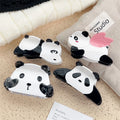 Elegant Simple Panda Shape Acetate Hair Claw Clip Sweet Cartoon Style European and American Fashion
