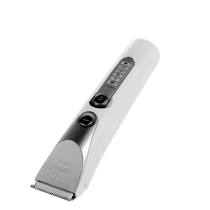 CD91 White Professional Durable Rechargeable Lithium Battery  Grooming Pet Hair Styling Electric Clipper for Dogs