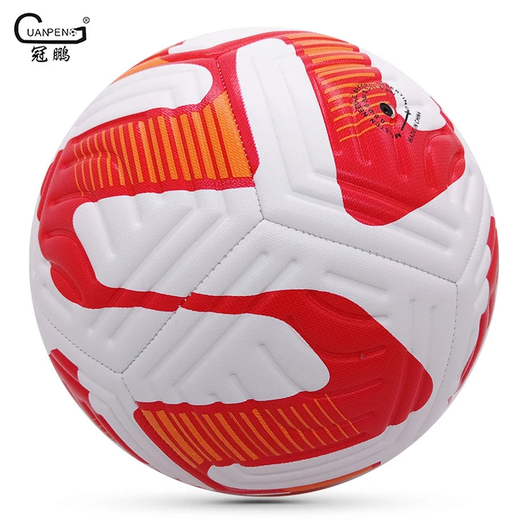 Wholesale Good Quality Machine Stitched Official Size 5 Custom Logo Printed PU Soccer Ball for Training