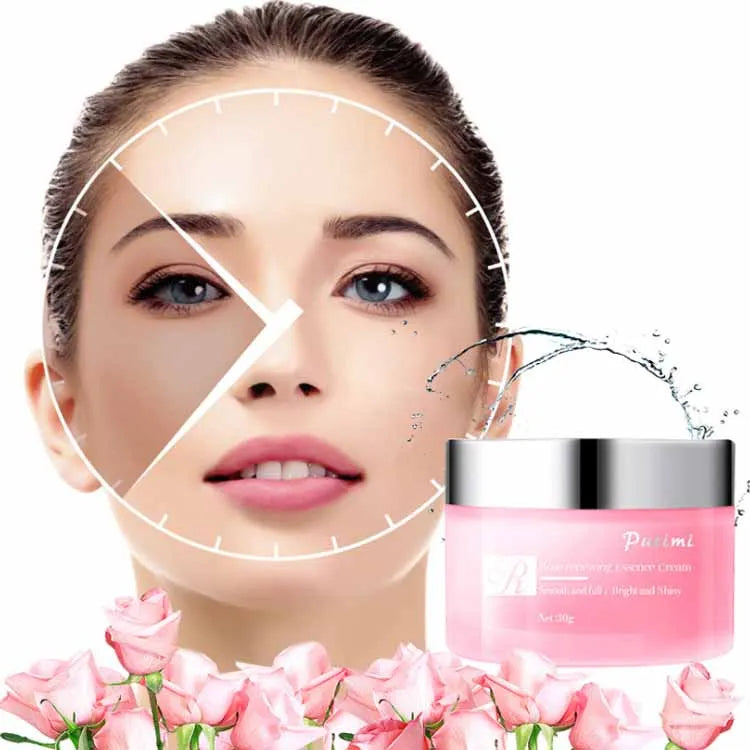 PUTIMI Face Care Gel Mask Hydrating Vitamin E Rose Pink Sleeping Crystal Collagen Mask Cream