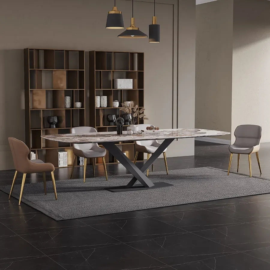 Dining Room Furniture Set Dining Table for 6 White Modern Italian Luxury Dinning Table Set Other Chair Dining Room Furniture