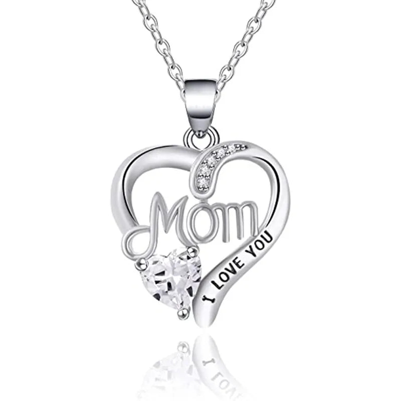 Huitan Necklace for Women Silver Plated Luxury Paved Cubic Zirconia Fashion Neck Accessory Anniversary Gift New Necklace Jewelry
