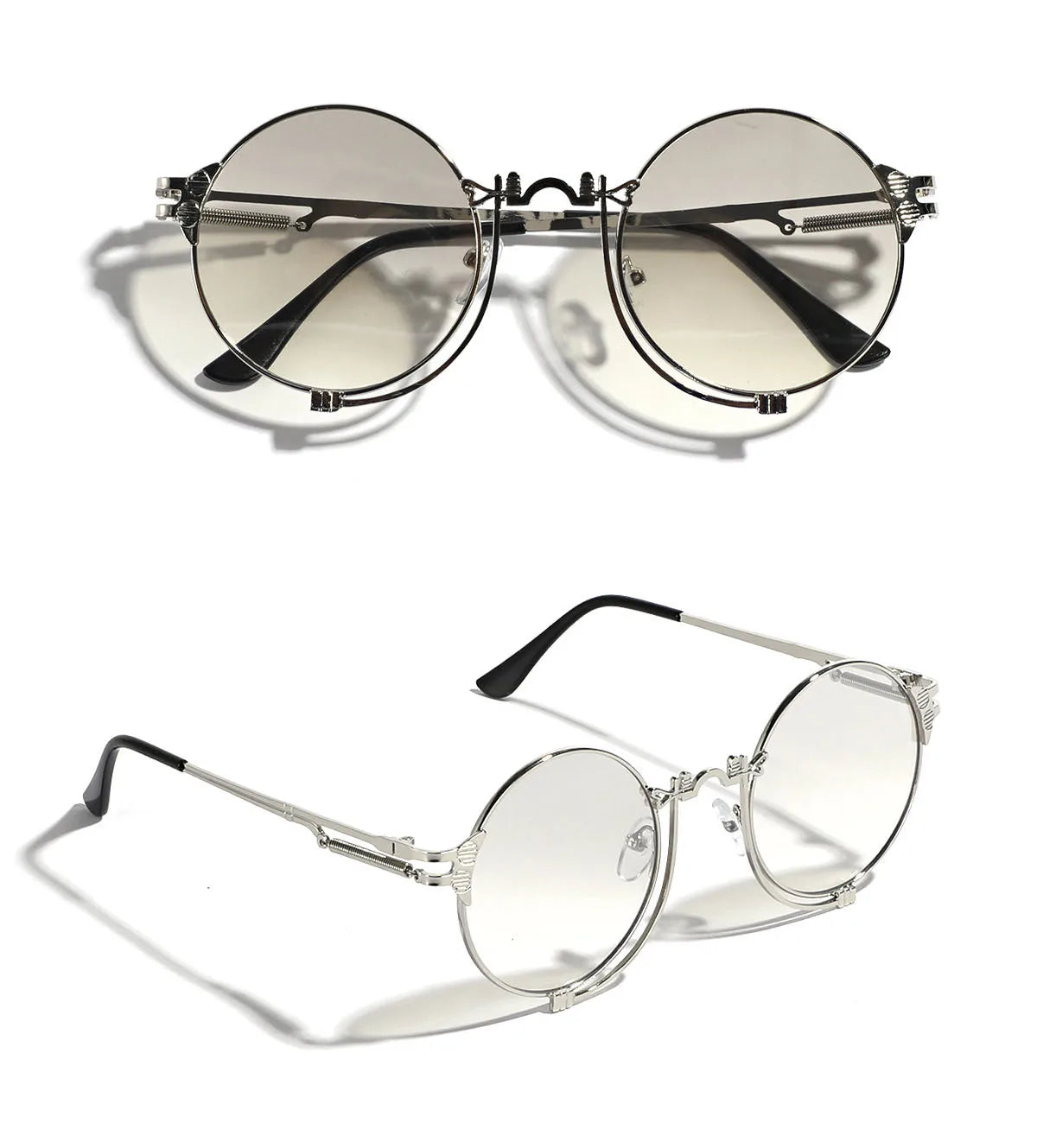 2023 Ins Y2k Sun Glasses for Men Luxury Round Sunglasses Women Fashion Trend Metal Frames Custom logo Wholesale