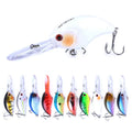 Swim Crankbait 9cm 13g Hard Fishing Lure 10 Colors 6# Hook 3D Eyes