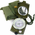 KongBo Outdoor Multifunctional Zinc Alloy Compass With Map Measurer Distance Calculator
