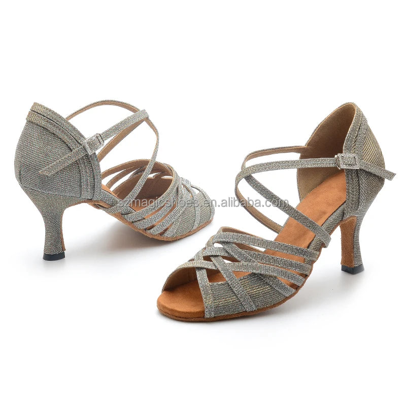Customized Wedopus Latino Sandals Dance Shoes 7.5CM