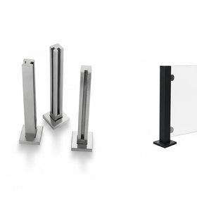 Modern Glass Handrails Balcony Porch Railings Balustrades Handrails Glass Accessories Handrails Glass