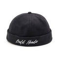 Adjustable Leather Strap Skullcap Custom Logo Hip Hop Fashion Embroidery Classic Brimless Cap Hats Men