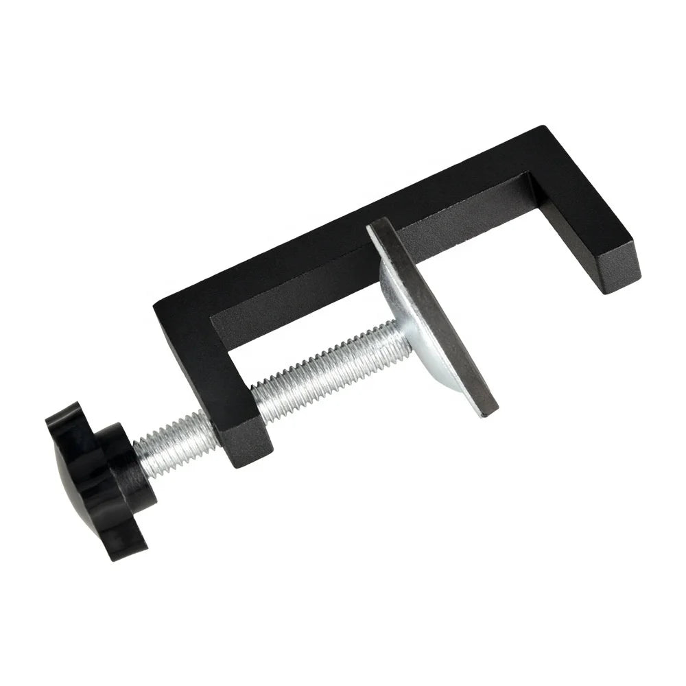 G Clamp Black Coating  Steel Table Desk C Clamp for Woodworking T-Track Hold