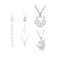 Jewelry Animal Dog Necklace for Woman Minimalist Stainless Steel Necklace Trendy Stainless Steel 18k Gold Plated Necklaces