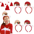 New Christmas Design of Santa Headband Buckle Children Adult Santa Party Decoration Christmas Hat Headband Supplies