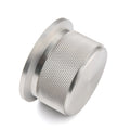 OEM Customization 6mm Knobs Black / Silver Aluminum Cap Top Aluminum Electrical Microwave Oven Switch Control Potentiometer Knob