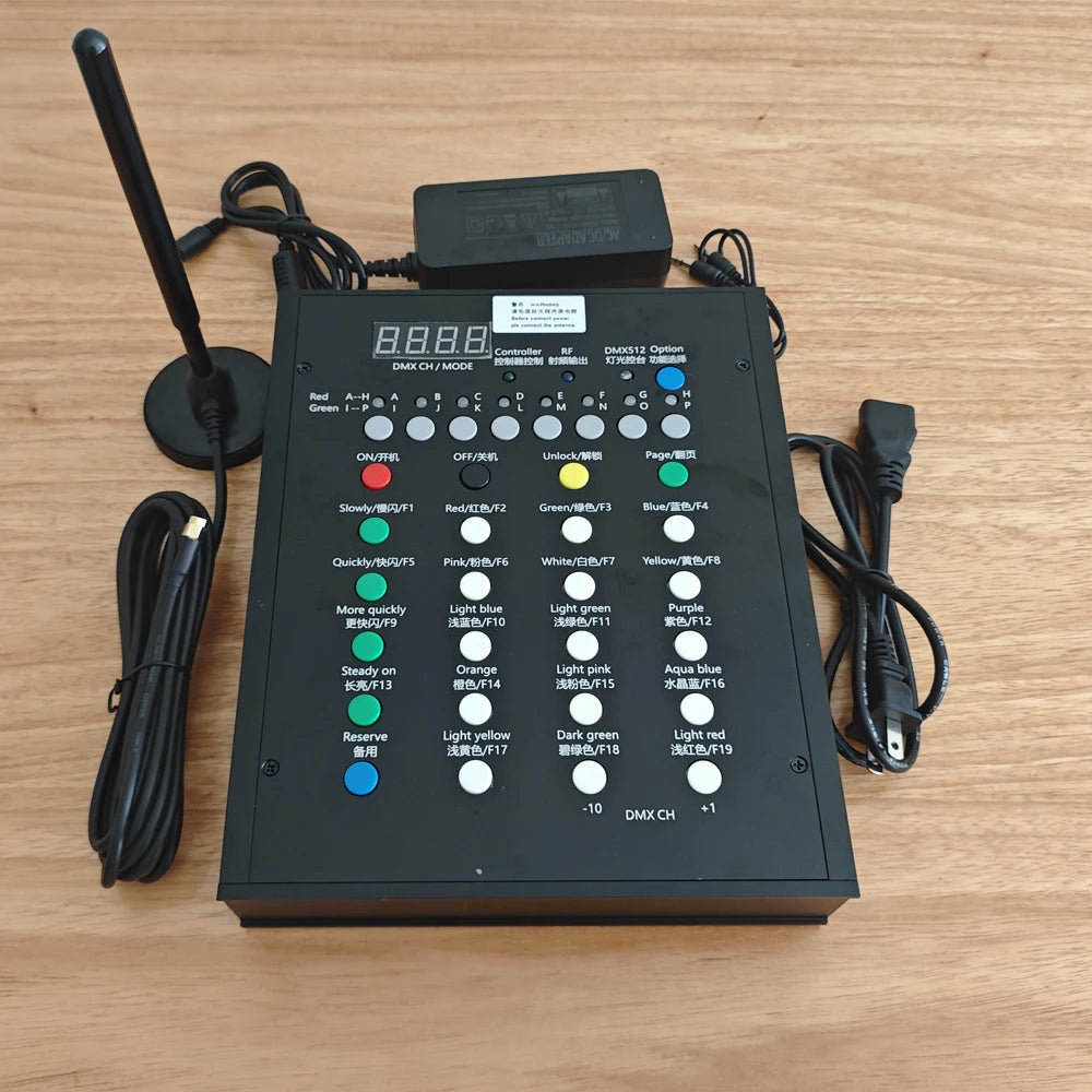 Wireless Transmitting 433MHz Remote Controller Led Controller DMX512 RGB LED Control Computer