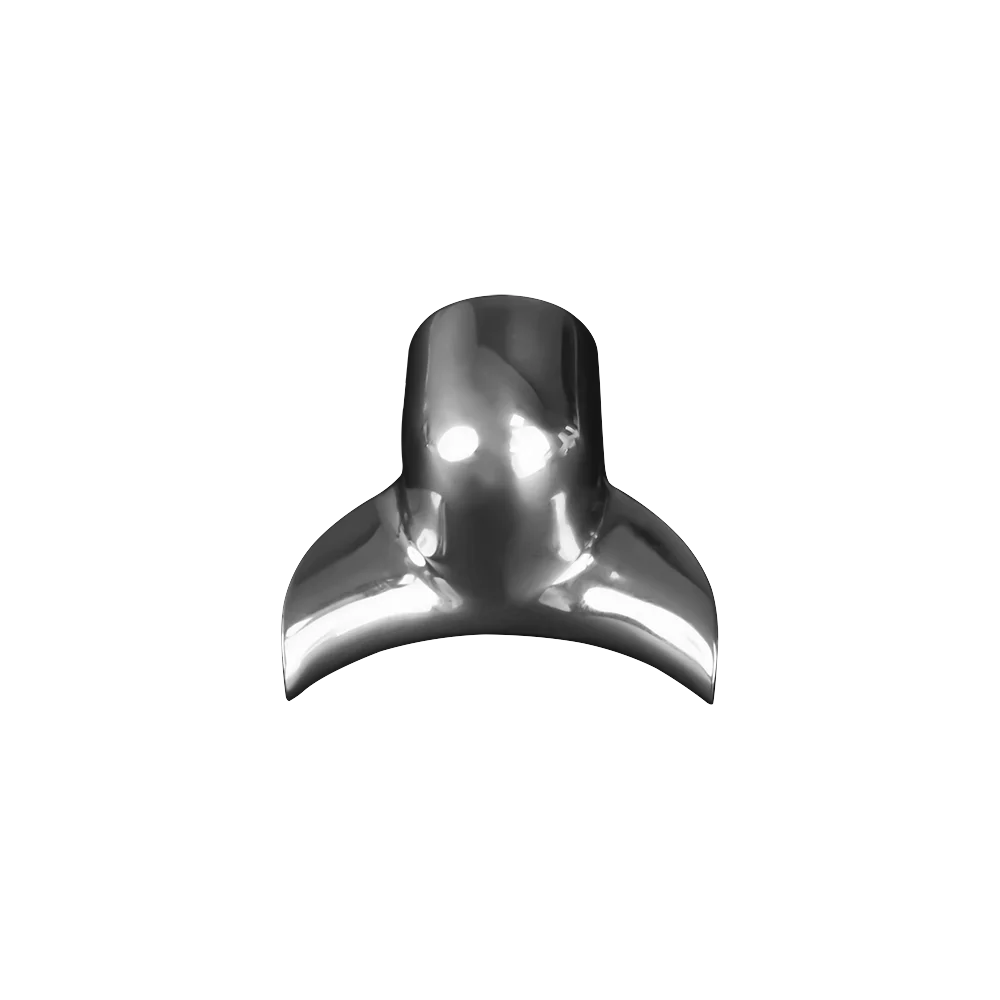 Fba AM Store 1pcs Eco-Friendly Stainless Steel Curved Double Portafilter Spout Standard 3/8\" Double Open Shot Replacement