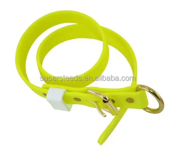 New All Seasons Designer Dog Collar Custom Multi-Color Durable Waterproof Rubber Webbing Pvc Animals Collar With Hardware Buckle