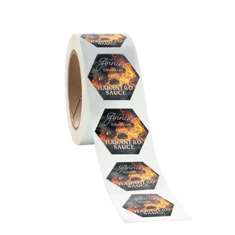KY-202205682 Fast Digital Printing Custom Low High Temperature Vinyl Packaging Labels Temperature Indicator Color Change Label