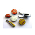 Football Basketball Pet Collar Keychain DIY Accessories 8mm Slide Charms for Bracelet Women Jewelry Making