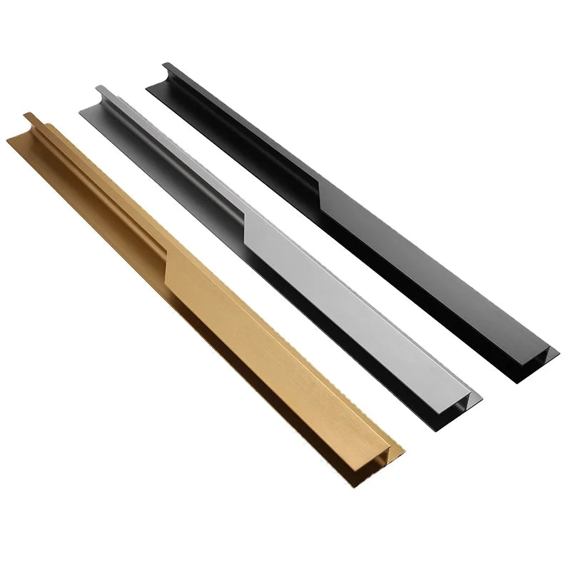 Furniture Drawer Classic Embedded Cabinet Handle Silver Bedroom Furniture Drawer Pull Handles