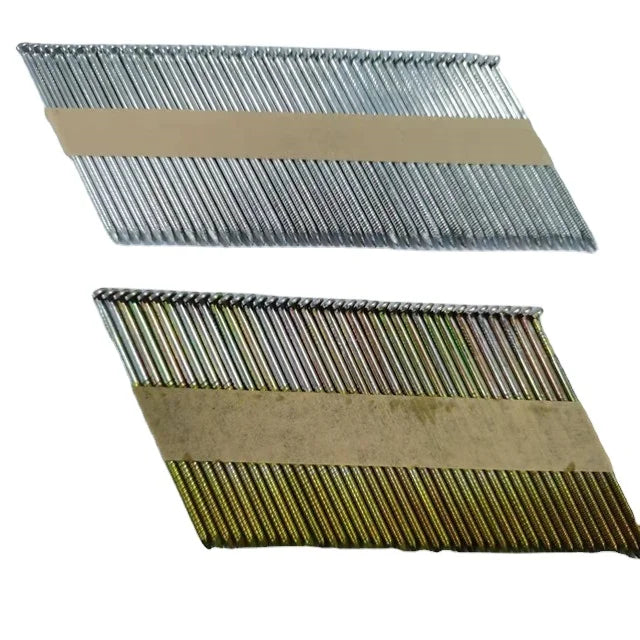 Steel Framing Nails 28 Degree Spiral Shank Paper Strip Nail for Construction Material