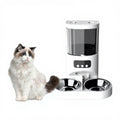 OEM Wholesale Automatic Cat Smart Pet Feeder Remote Control Pet Food Dispenser Camera Plastic Oval Shape Charge Power Source